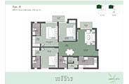 Floor Plan-3BR+3T-1485 sq.ft.
