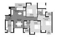 Floor Plan-3B2TOS-1629 sq.ft.