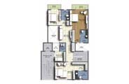 Floor Plan - 4 BHK Duplex Unit - 3597 sq.ft.