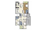 Floor Plan - 3 BHK Simplex Unit - 2100 sq.ft.