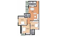 Floor Plans-2BR2T-1360 sq.ft.