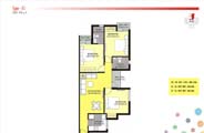 Floor Plan-3BR2T-990 sq.ft.