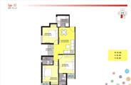 Floor Plan-3BR2T-951 sq.ft.