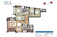 Floor Plan-4 Bedroom Unit