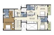 Floor Plan - 4 BHK Duplex Unit - 3735 sq.ft.