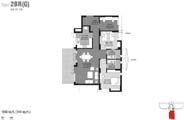 Floor Plan-2B 2T 1S-1550 sq.ft.