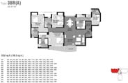Floor Plan-3B 3T 1S-2050 sq.ft.