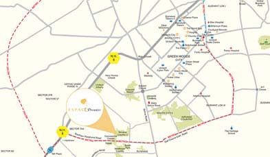 Unitech Espace Premiere Location Map