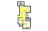 Floor Plan-1BR+1T+Study-939 sq.ft.