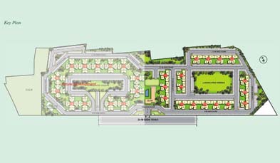 Unitech Gardens Key plan