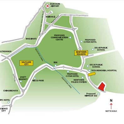 Unitech Gardens Location Map