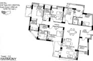 Floor Plan-3G1 (3B 3T 1S)-2800 sft.