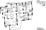 Floor Plan-3D (3B 3T 1S)-2617 sft.