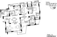 Floor Plan-3B (3B 3T 1S)-2711 sft.