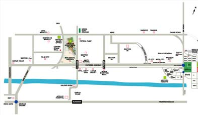 Unitech Horizon Location Map