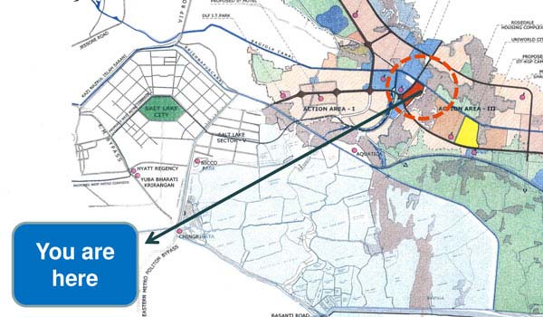 Unitech Infospace Location Map