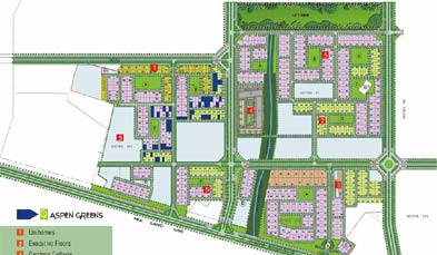 Unitech Aspen Greens Master Plan