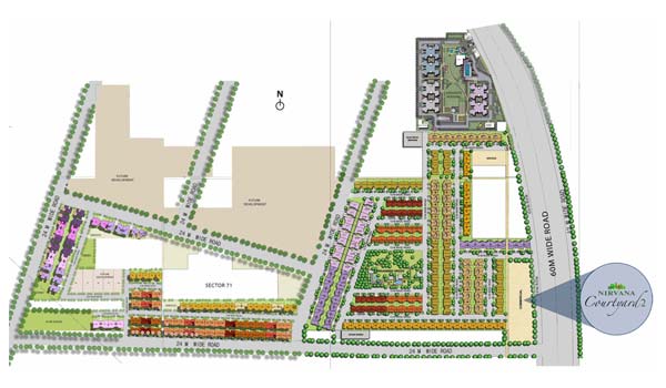 Unitech Nirvana Courtyard II Master Plan