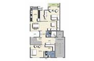 Floor Plan - 4 BHK Duplex Unit - 3635 sq.ft.