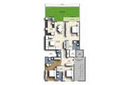 Floor Plan - 3 BHK Simplex Unit - 1930 sq.ft.