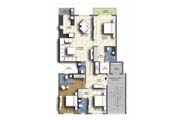 Floor Plan - 3 BHK Simplex Unit - 1930 sq.ft.