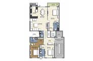 Floor Plan - 3 BHK Simplex Unit - 1930 sq.ft.