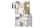 Floor Plan - 3 BHK Simplex Unit - 2050 sq.ft.