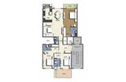 Floor Plan - 3 BHK Simplex Unit - 1930 sq.ft.