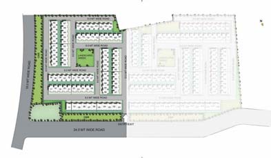 Unitech Palm Villas Key Plan