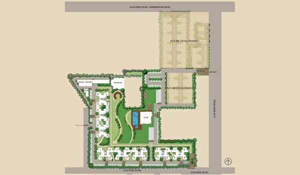 Unitech Crestview Apartments Key Plan