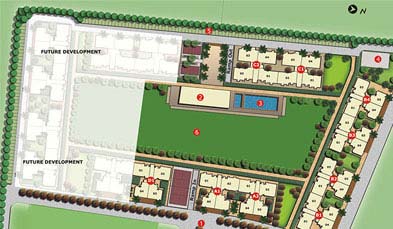 Unitech The Residences Key Plan