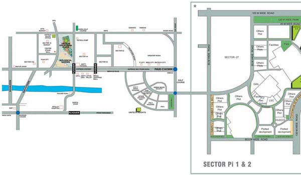 Unitech Habitat Location Map