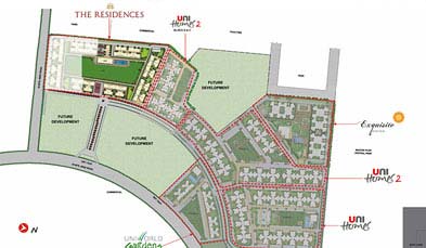 Unitech The Residences Master Plan