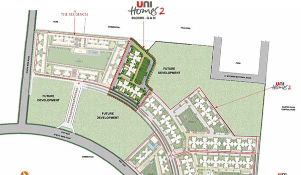 Unitech Unihomes 2 G,H Master Plan