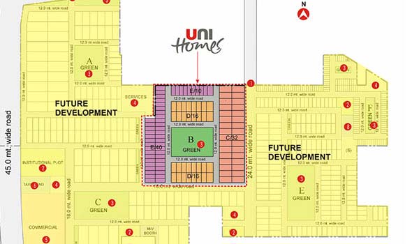 Unitech Unihomes Master Plan