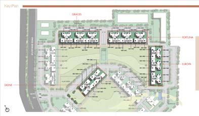 Unitech The Residences Key Plan