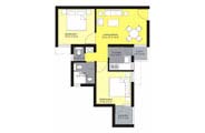 Floor Plan-2BR2T-715 Sq.Ft.