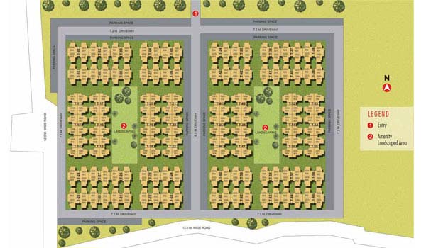 Unitech Unihomes 1 Key Plan