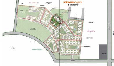 Unitech Unihomes Superb Master Plan