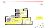 Floor Plan-2BR2T-766 sq.ft.