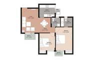 Floor Plan-2BR+2T-1095 sq.ft.