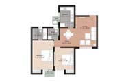 Floor Plan-2BR+2T-1060 sq.ft.