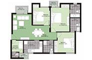 Floor Plans-X1-1408 sq.ft.