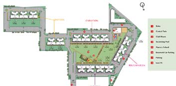 Unitech Uniworld Gardens II Master Plan